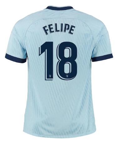 2019-20 Atletico Madrid Third Away Soccer Jersey Shirt Felipe 18